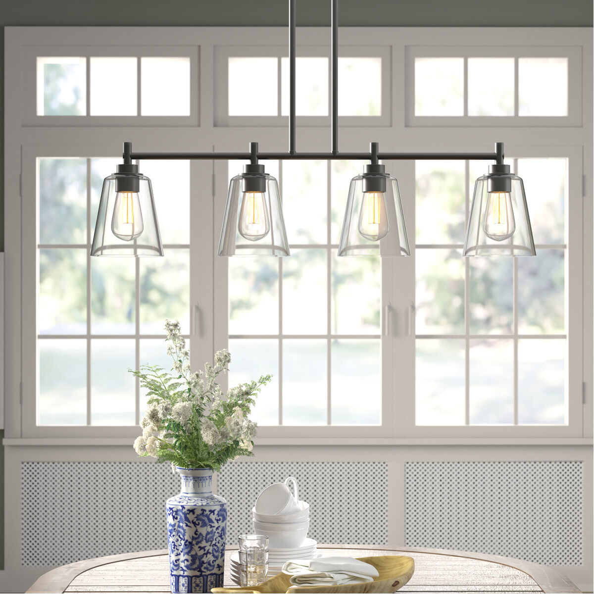 38灯 Black Base Design blacklabel Designers Fountain 95738-MB Westin 4 Light 34 inch Matte
